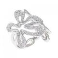 PT フラワー ダイヤモンド リング 0.30CT