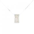 K18WG ダイヤモンド ネックレス 1.00CT