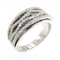 K18WG ダイヤモンド リング 0.50CT