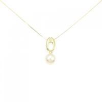 K18YG アコヤパール ネックレス 7.6mm