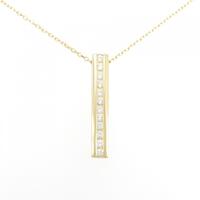 K18YG ダイヤモンド ネックレス 0.46CT