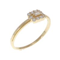 K18YG ダイヤモンド リング 0.03CT
