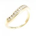 K18YG ダイヤモンド リング 0.24CT