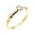 K18YG/K18PG ダイヤモンド リング 0.101CT