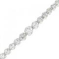 K18WG ダイヤモンド ブレスレット 2.00CT