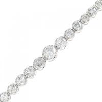 K18WG ダイヤモンド ブレスレット 2.00CT