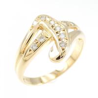 K18YG ダイヤモンド リング 0.11CT