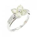 PT フラワー ダイヤモンド リング 1.04CT