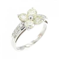 PT フラワー ダイヤモンド リング 1.04CT