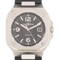 【新品】ベル＆ロス BR05A?BL?ST／SRB BR05ブラックスティール 自動巻