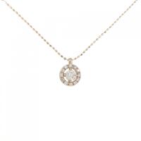 K18PG ダイヤモンド ネックレス 0.22CT