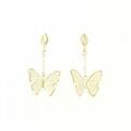 K18YG バタフライ ピアス