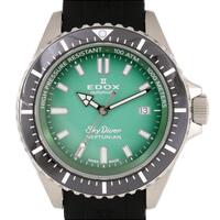 【新品】エドックス 80120?3NCA?VDN スカイダイバーネプチュニアン 自動巻