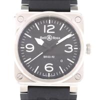 【新品】ベル＆ロス BR03?92?S／BR0392?BLC?ST BR03?92スティール 自動巻
