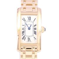 カルティエ W26015K2 タンクアメリカンSM YG クォーツ