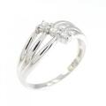 K18WG ダイヤモンド リング 0.11CT