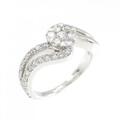 K18WG ダイヤモンド リング 0.49CT