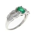 PT エメラルド リング 0.539CT