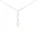 PT スリーストーン ダイヤモンド ネックレス 1.600CT