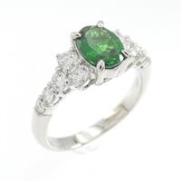 PT グリーンガーネット リング 0.83CT