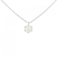 PT ソリティア ダイヤモンド ネックレス 0.508CT