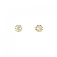 K18YG ダイヤモンド ピアス 0.45CT