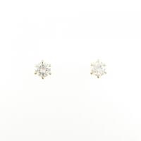 【リメイク】K18YG/ST ダイヤモンドピアス 0.220CT 0.230CT H VS1?2 GOOD