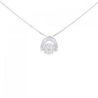 K18WG ダイヤモンド ネックレス 0.35CT