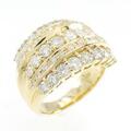K18YG ダイヤモンド リング 2.00CT