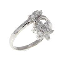 PT フラワー ダイヤモンド リング 0.51CT