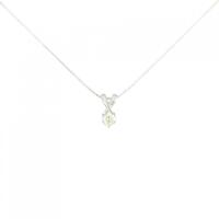 K18WG ダイヤモンド ネックレス 0.38CT