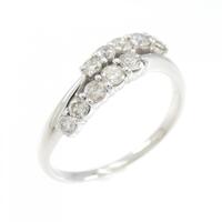 K18WG ダイヤモンド リング 0.50CT