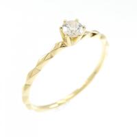 K18YG ダイヤモンド リング 0.10CT