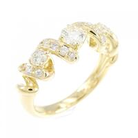 K18YG ダイヤモンド リング 0.55CT