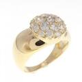 K18YG ダイヤモンド リング 1.17CT