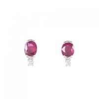 PT ルビー ピアス 1.57CT
