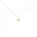 K18YG ソリティア ダイヤモンド ネックレス 0.30CT