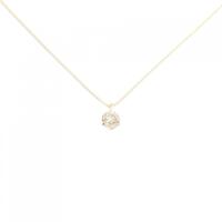K18YG ソリティア ダイヤモンド ネックレス 0.30CT