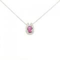 PT ルビー ネックレス 0.78CT