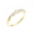K18YG ダイヤモンド ピンキーリング 0.30CT