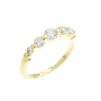 K18YG ダイヤモンド ピンキーリング 0.30CT