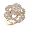 K18PG ローズ ダイヤモンド リング 1.00CT