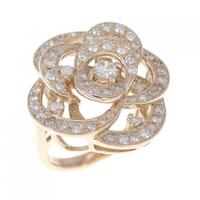 K18PG ローズ ダイヤモンド リング 1.00CT