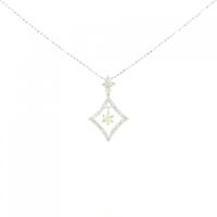 K18WG ダイヤモンド ネックレス 0.51CT