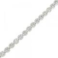 K18WG ダイヤモンド ブレスレット 1.00CT