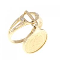 K18YG ダイヤモンド リング