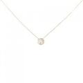 K18YG ソリティア ダイヤモンド ネックレス 0.10CT