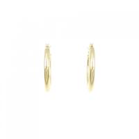 K18YG フープ ピアス