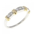 PT/K18YG ダイヤモンド リング 0.17CT