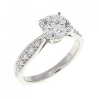 【リメイク】PT ダイヤモンド リング 1.049CT G SI2 EXT